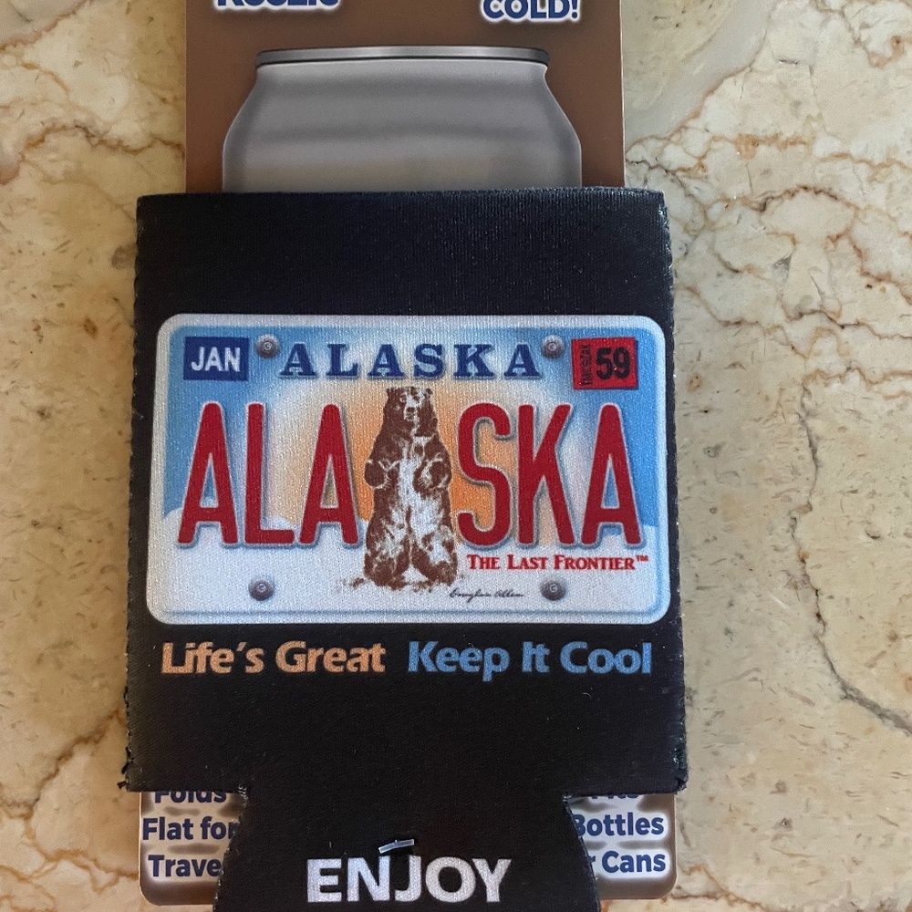 Alaska Drink Koozie Holder